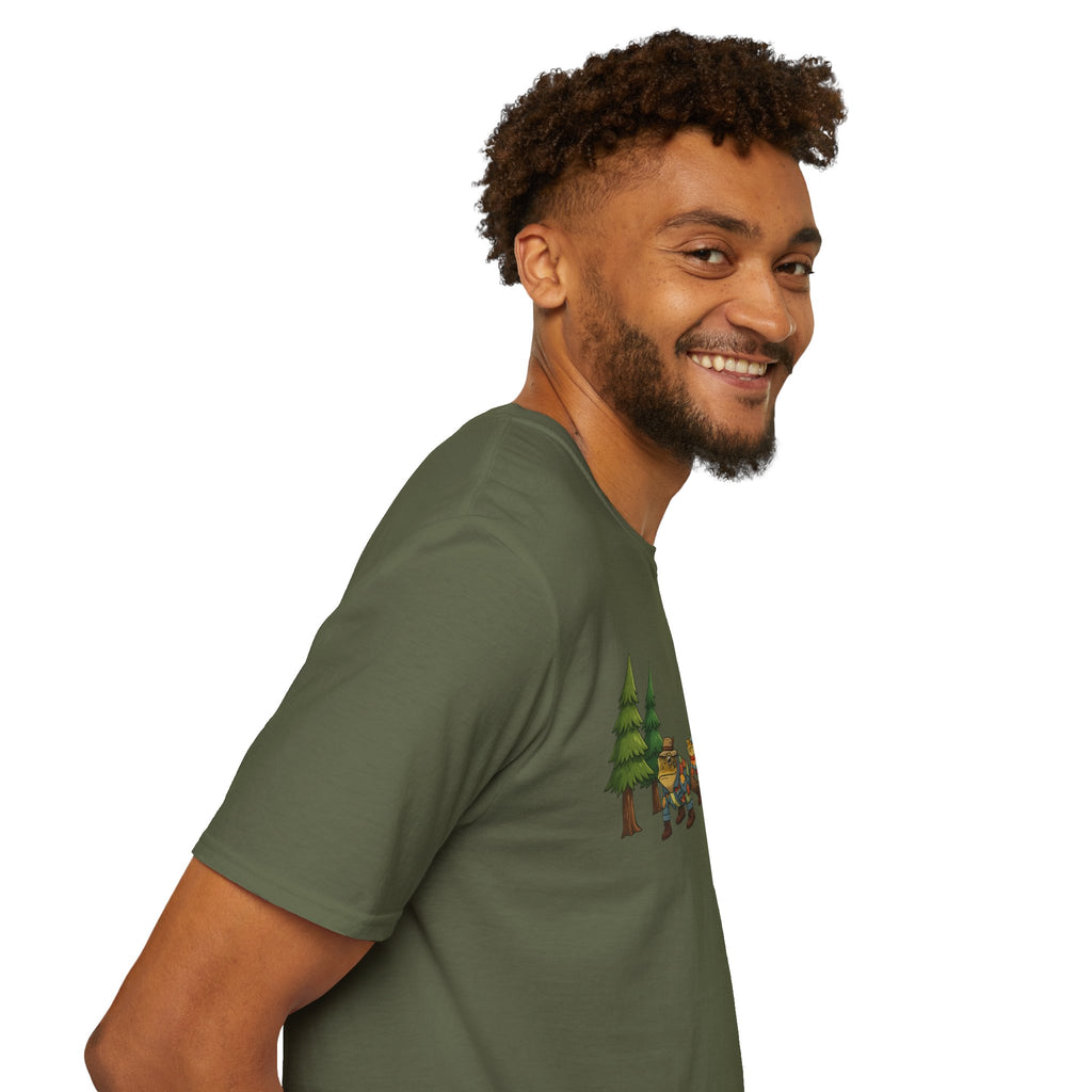 Toad Trail hiking through the Forest Unisex Softstyle T-Shirt