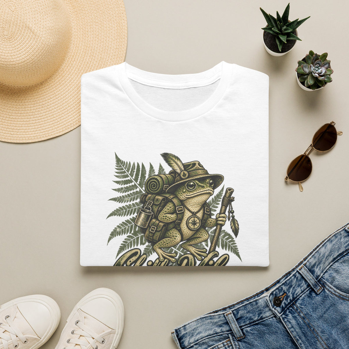 Chilled Vibes hiking Toad Unisex Softstyle T-Shirt