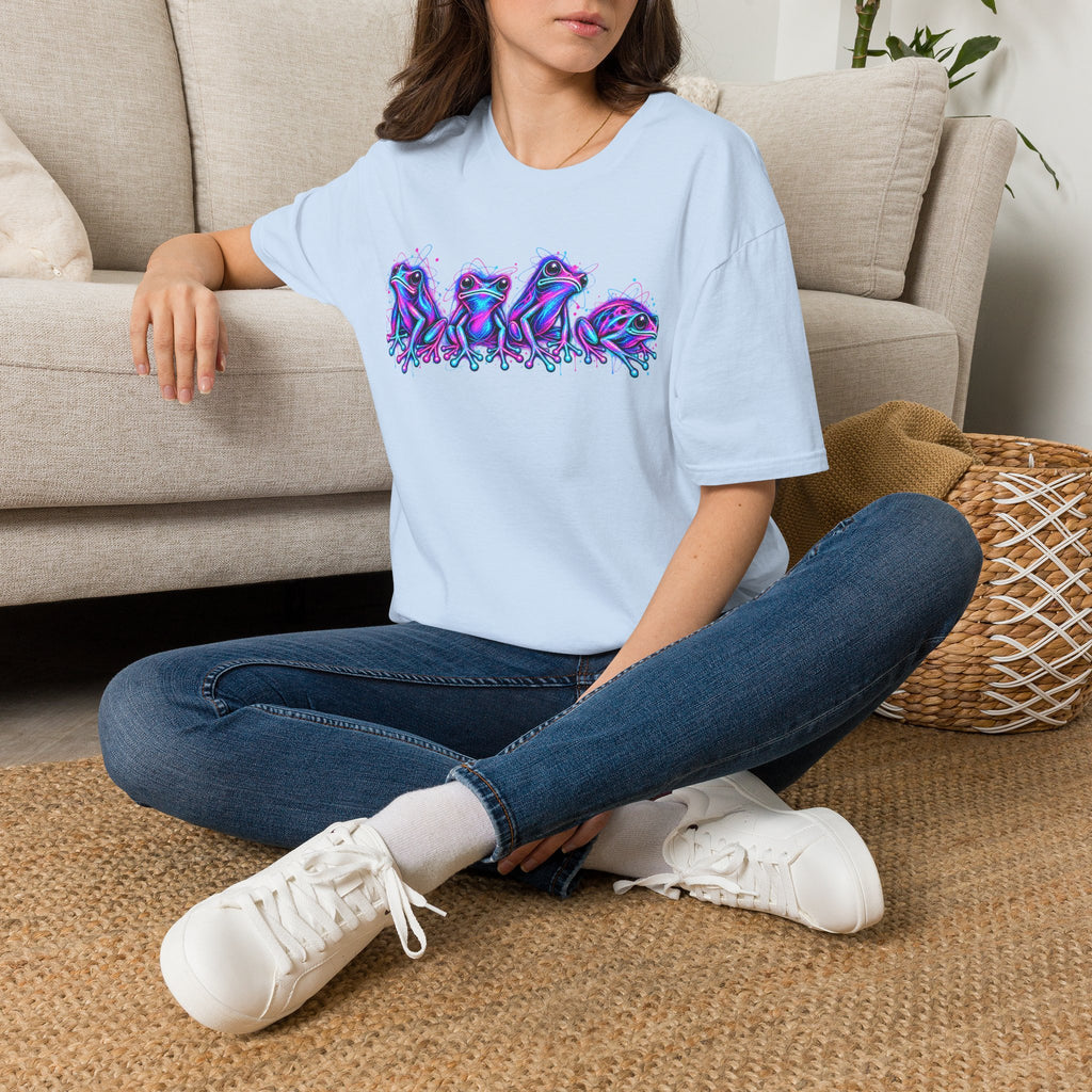 neon pink and purple Toads Unisex Softstyle T-Shirt