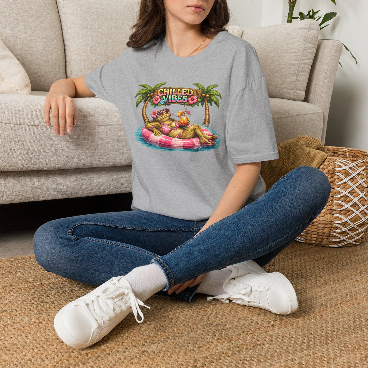 Chilled Vibes Kröten Unisex Softstyle T-Shirt