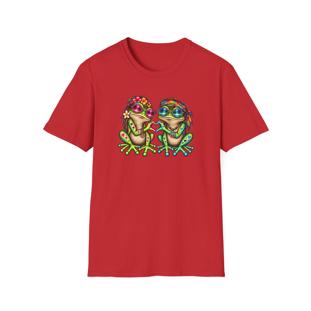Boho Love toads Unisex Softstyle T-Shirt