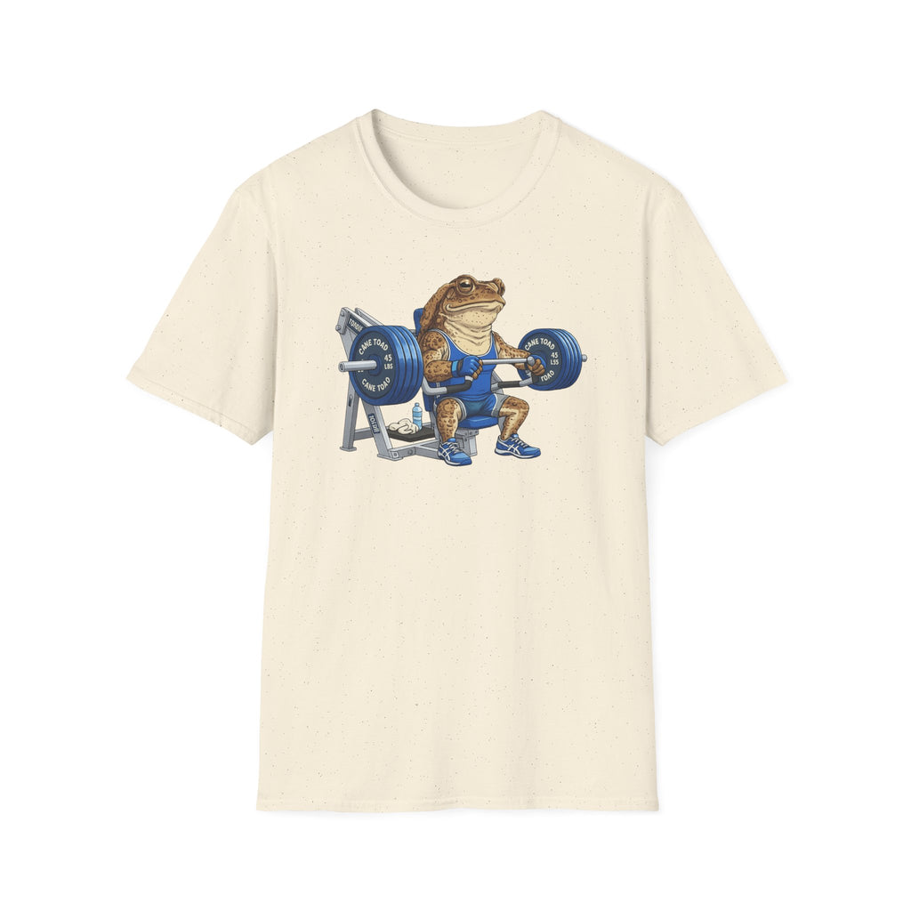 T-shirt unisex in softstyle "Gym Junkie Toad"