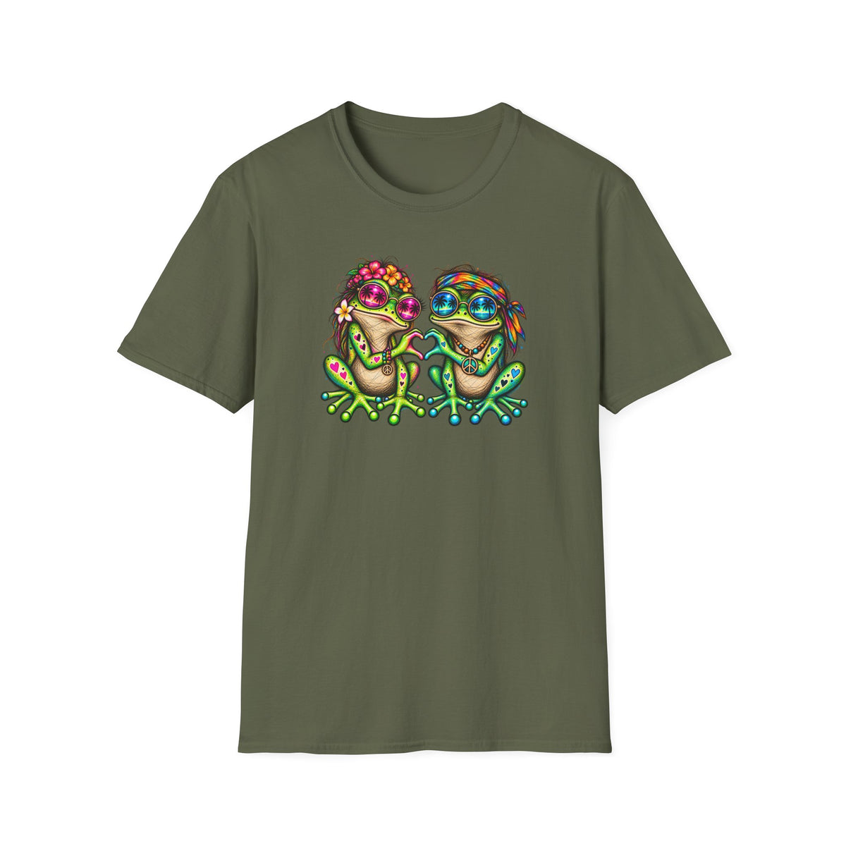 Boho Love toads Unisex Softstyle T-Shirt