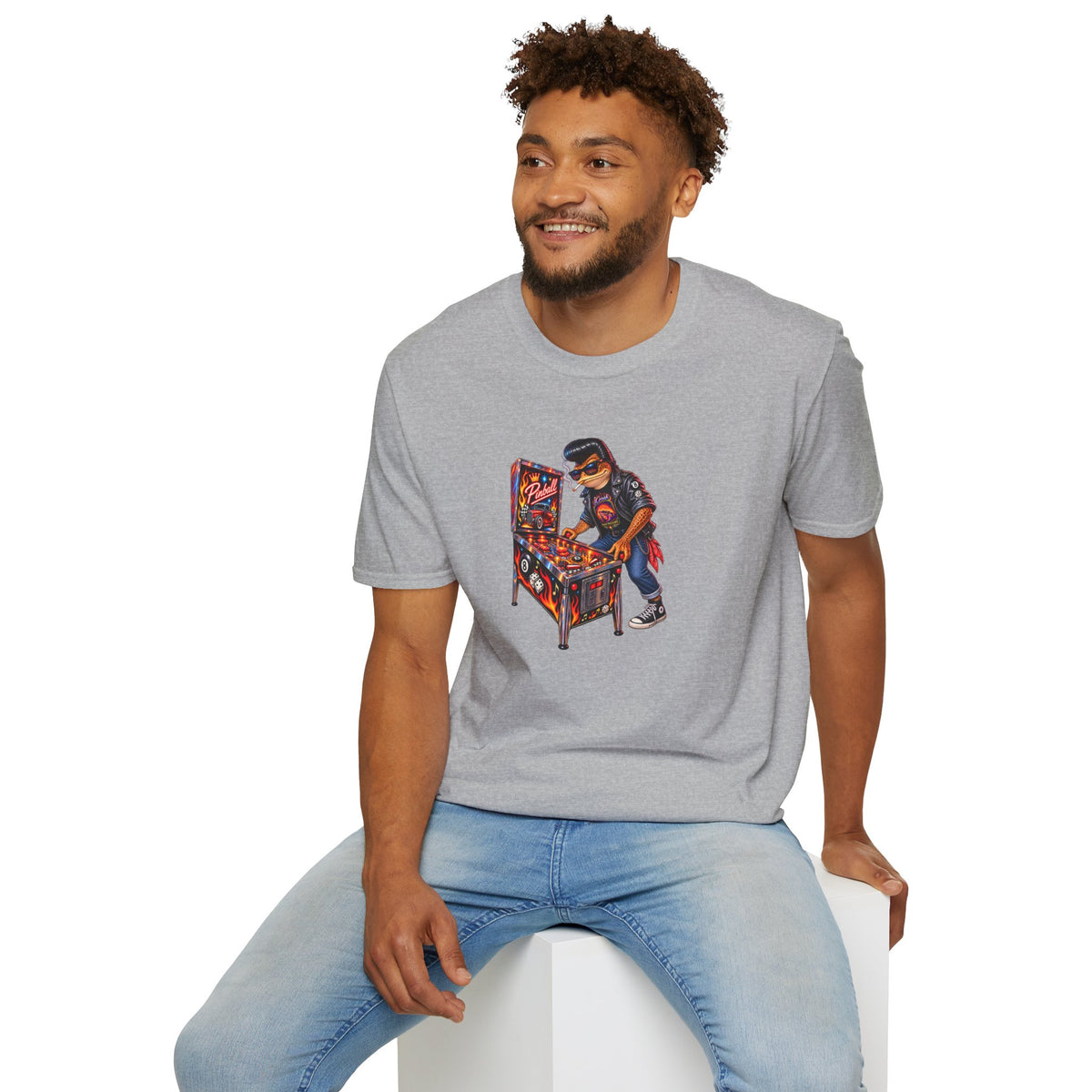 Pinball Toad Unisex Softstyle T-Shirt
