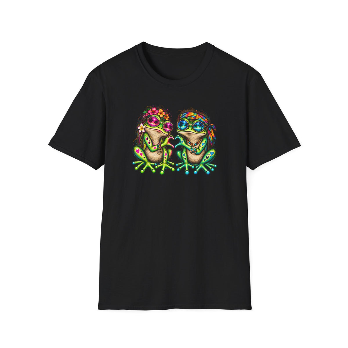 Boho Love toads Unisex Softstyle T-Shirt