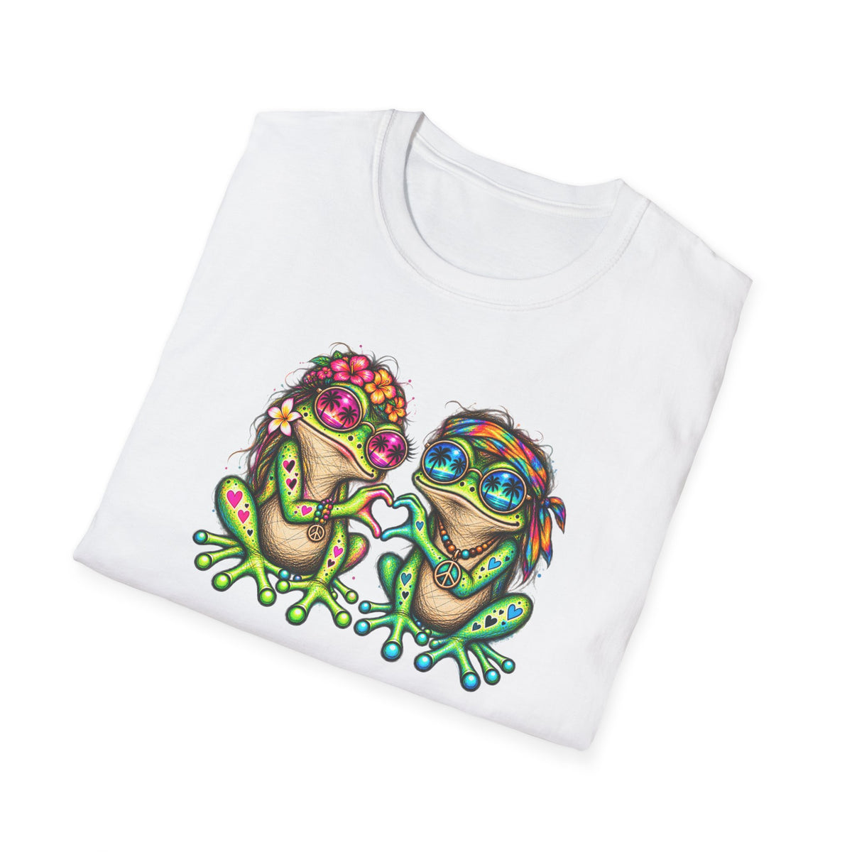 Boho Love toads Unisex Softstyle T-Shirt