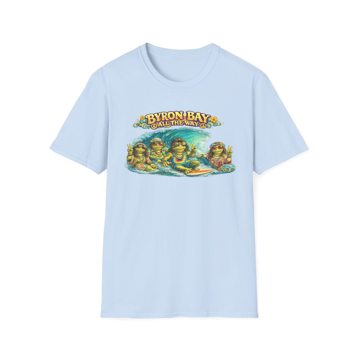 T-Shirt Unisex Morbida Byron Bay All The Way
