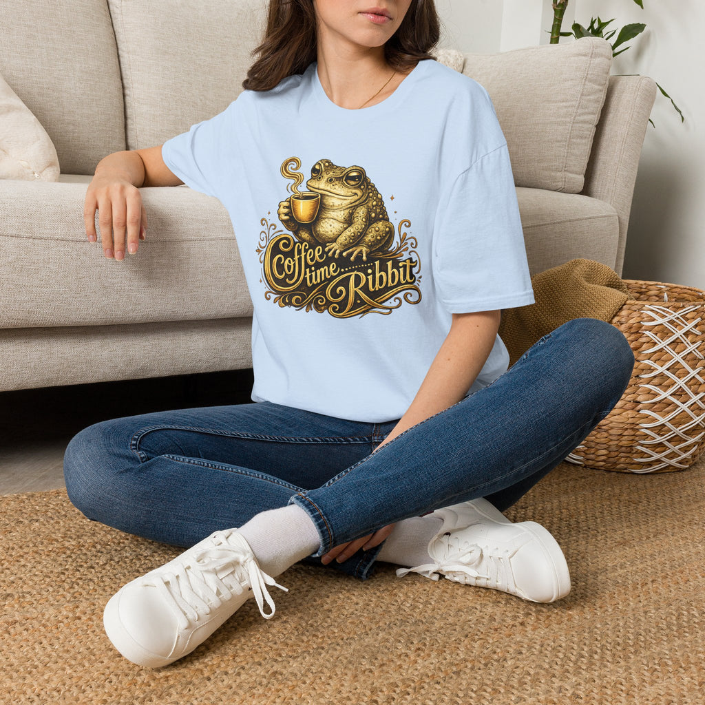 Kaffeezeit Frosch Unisex Softstyle T-Shirt