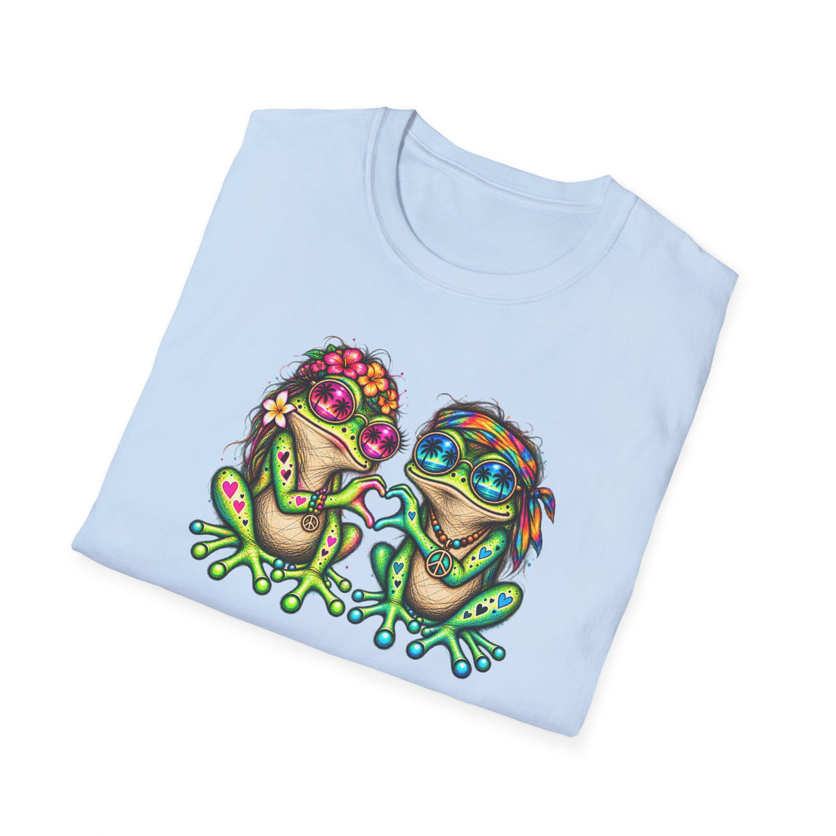Boho Love toads Unisex Softstyle T-Shirt