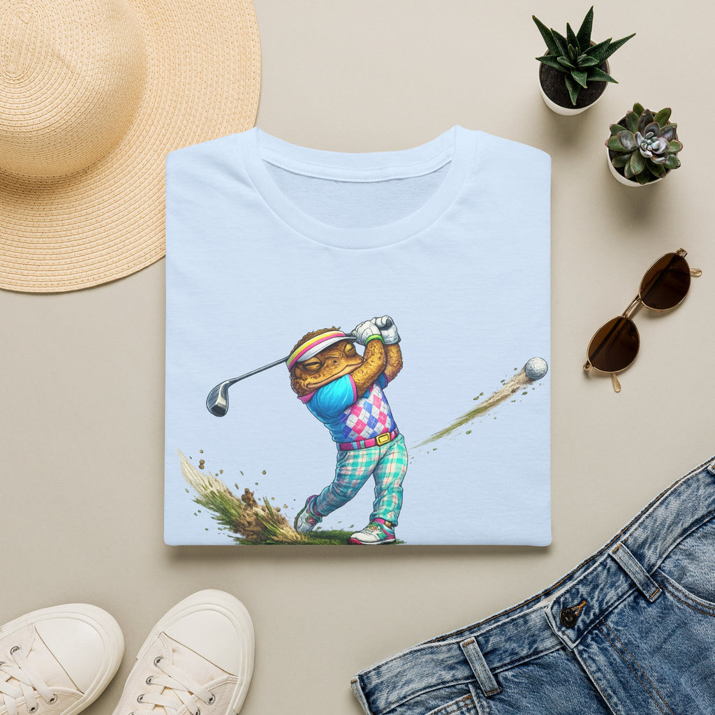 T-Shirt Unisex Morbida "Golf Pro Toad"
