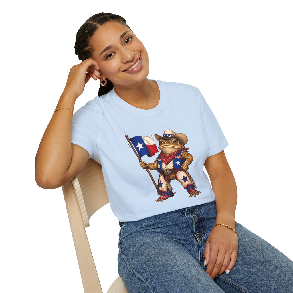 Texas Toad Mascot Unisex Softstyle T-Shirt