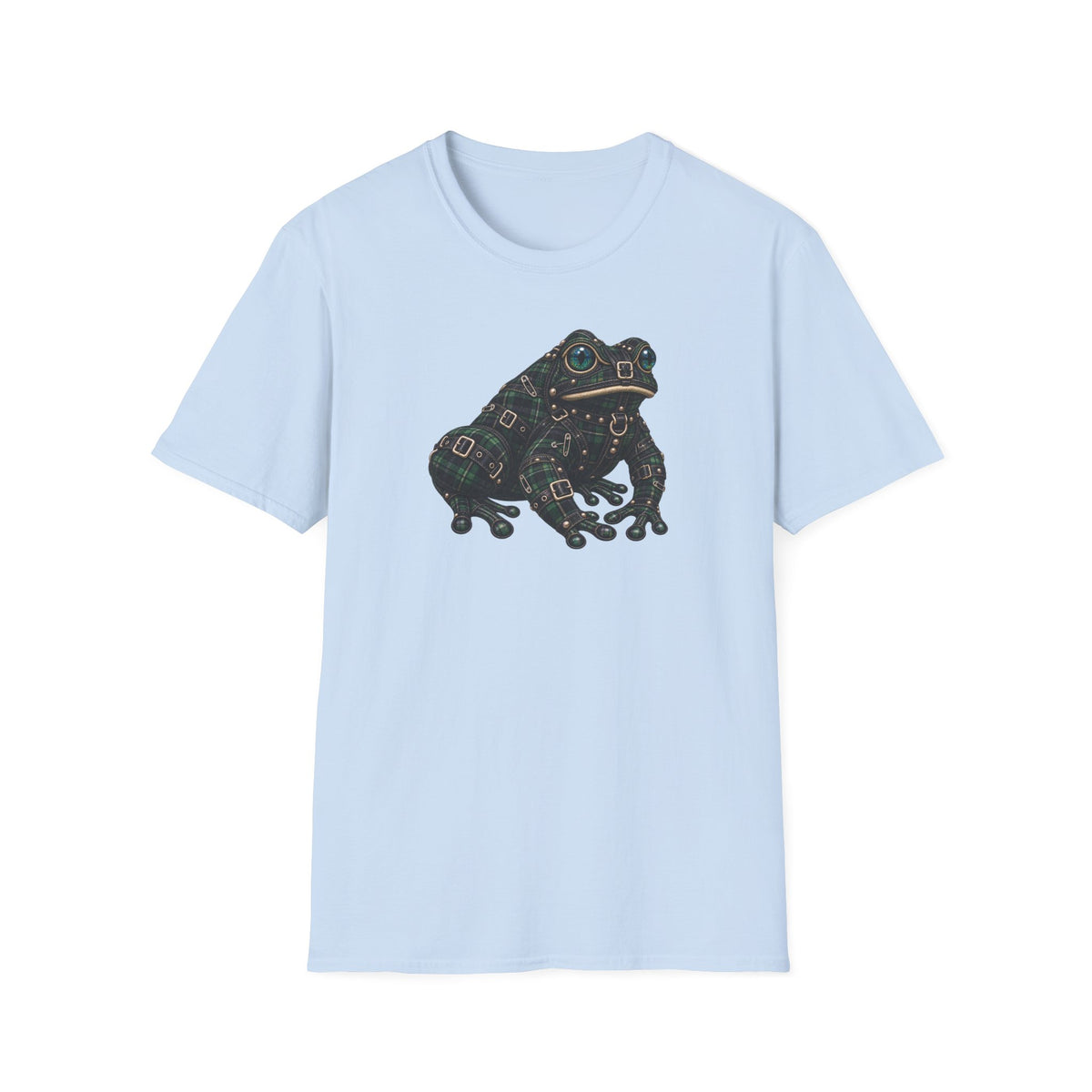 Green & Black Buckle Tarten Toad Unisex Softstyle T-Shirt