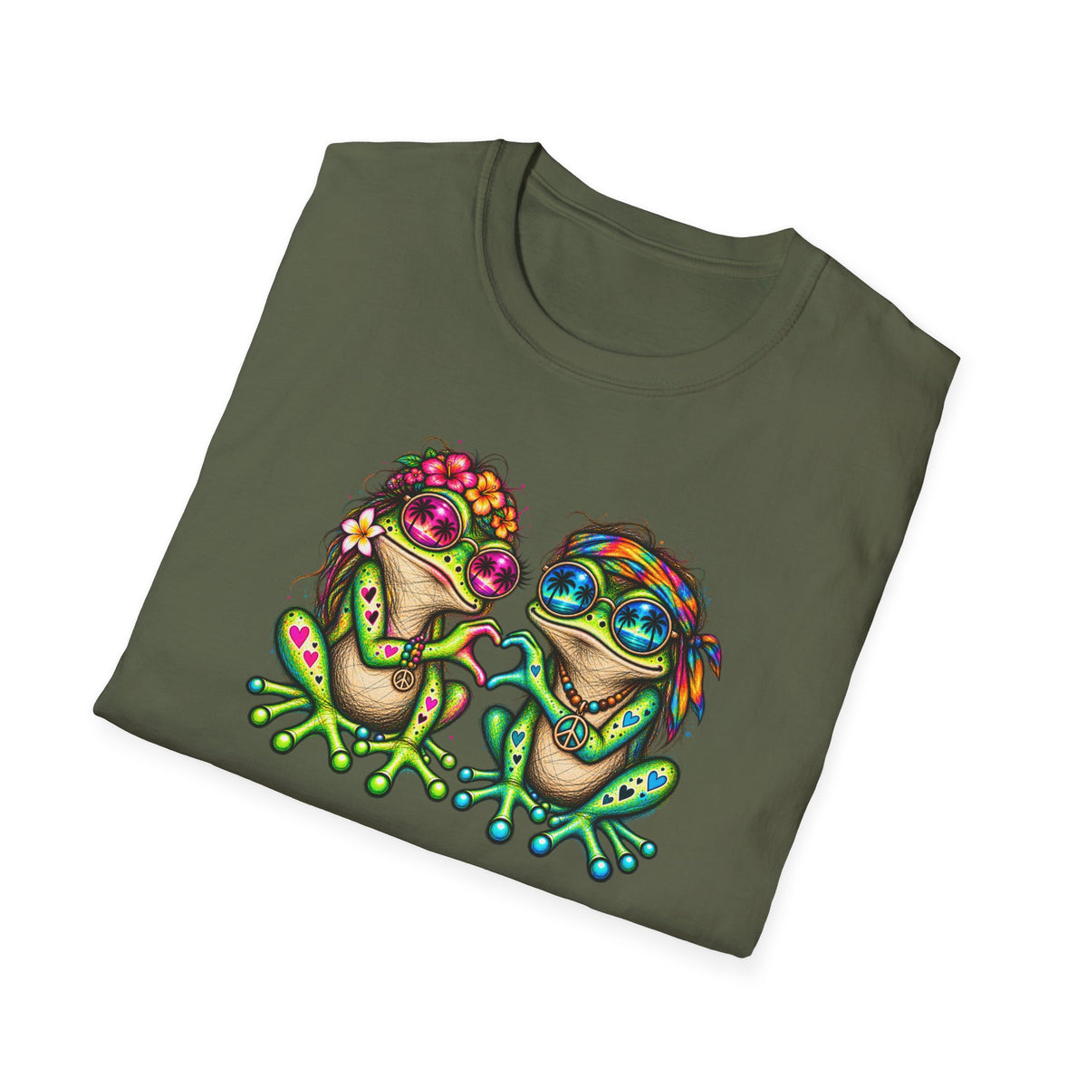 Boho Love toads Unisex Softstyle T-Shirt