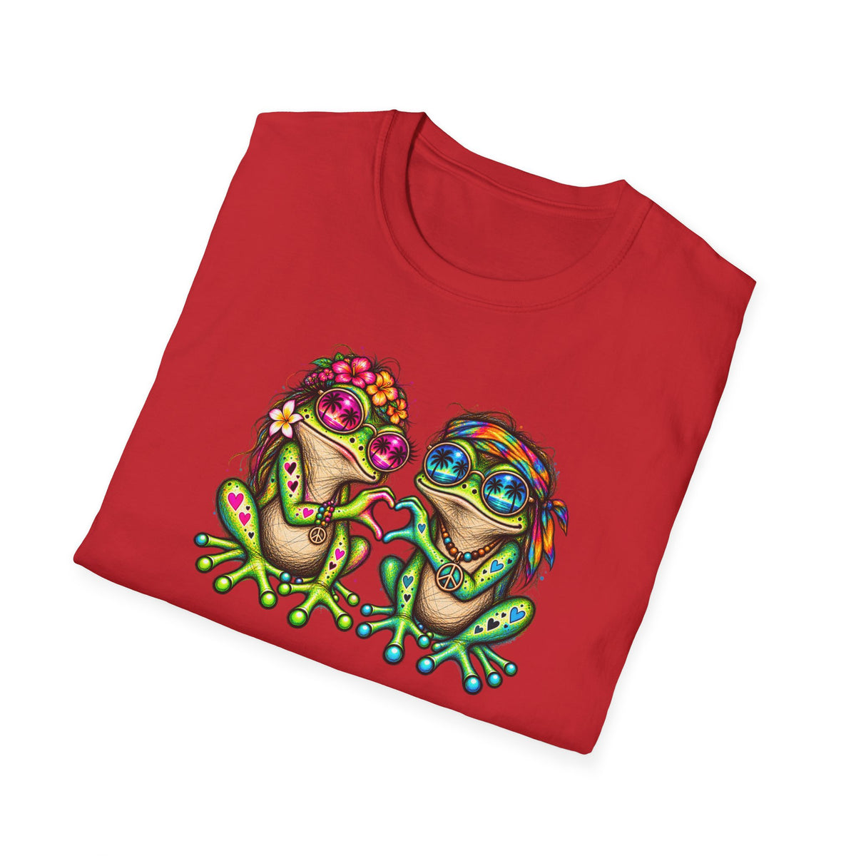 Boho Love toads Unisex Softstyle T-Shirt