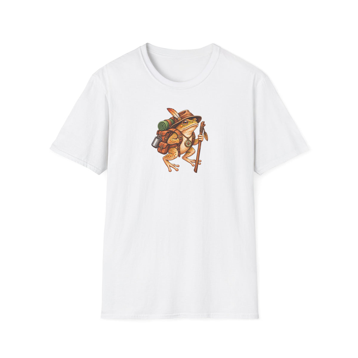 Hiking Toad Unisex Softstyle T-Shirt