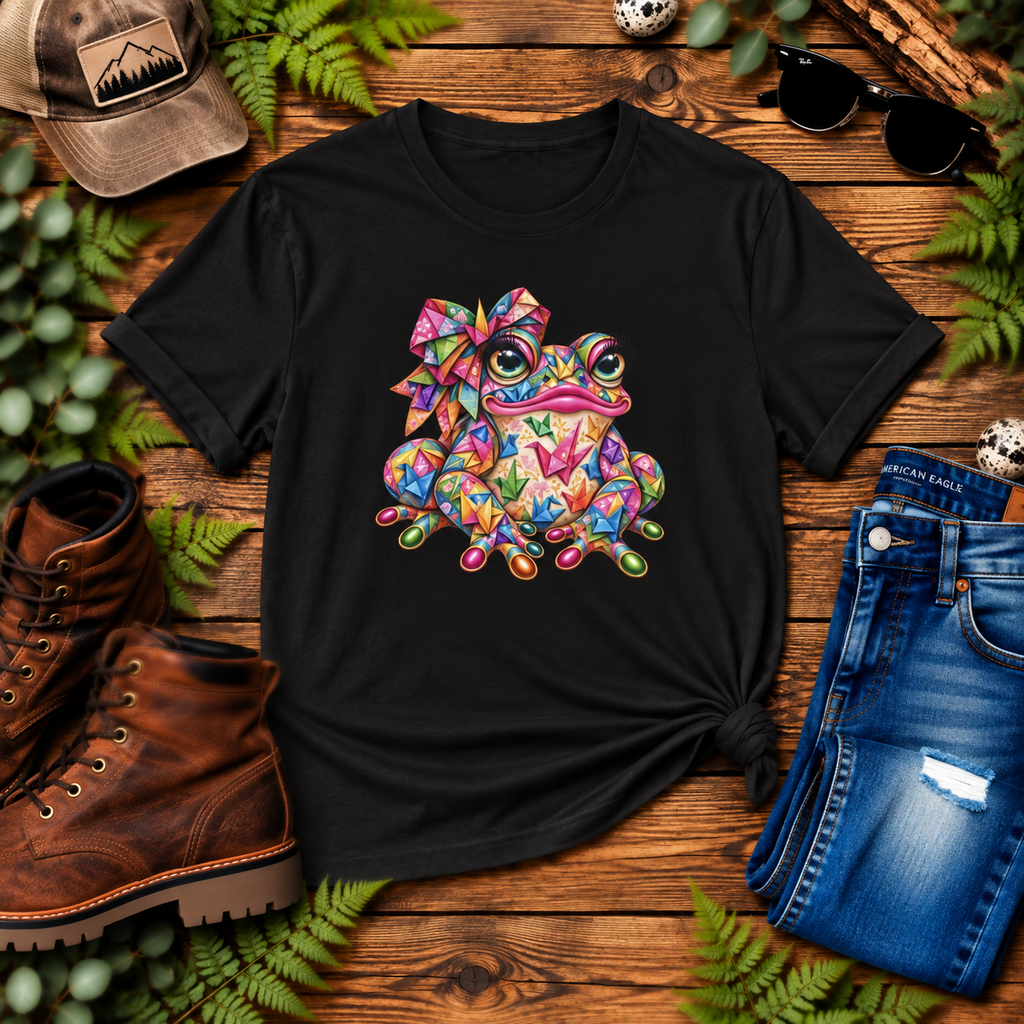 Origami Toad Unisex Softstyle T-Shirt