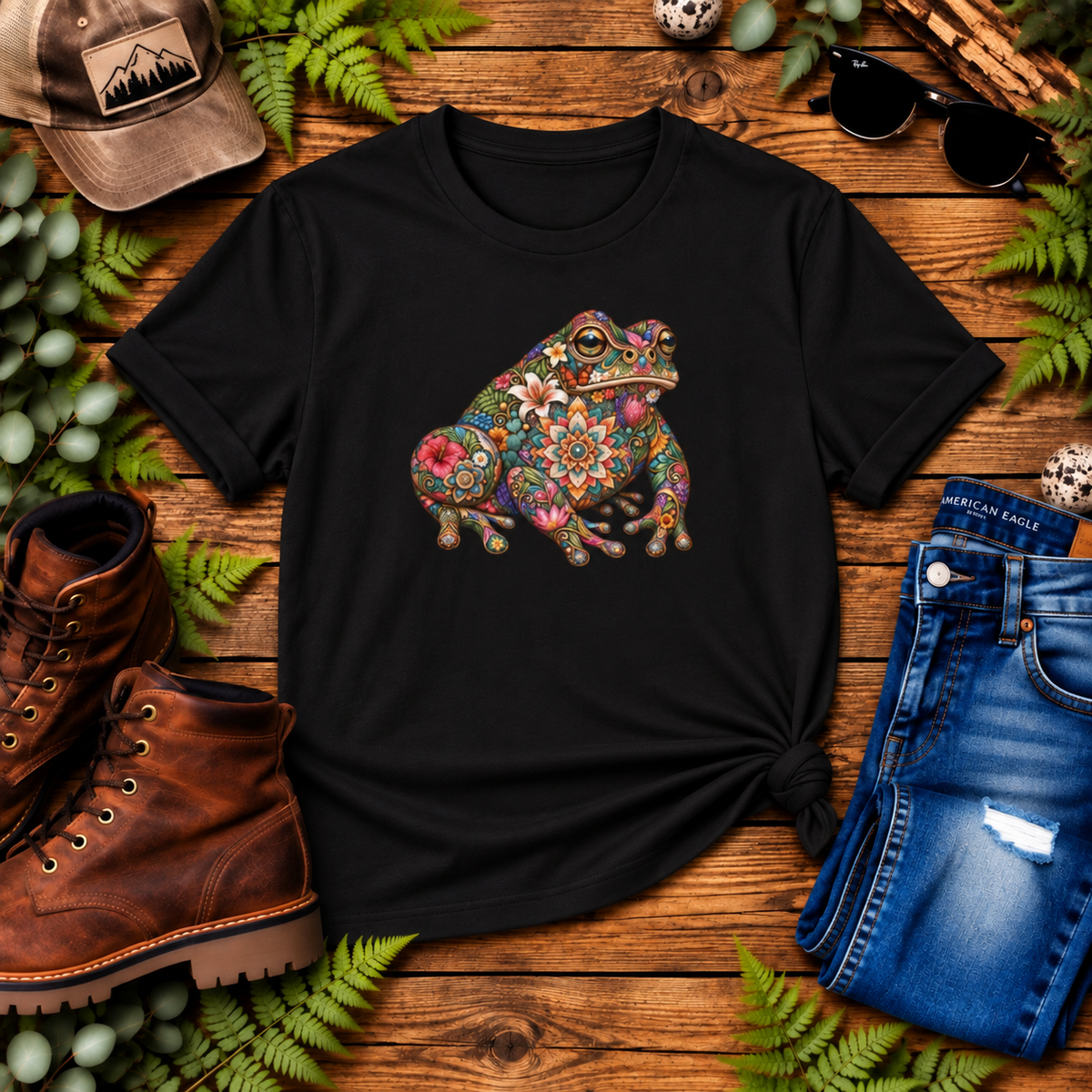 Flora Toad Unisex Softstyle T-Shirt