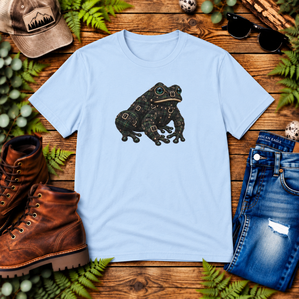 Green & Black Buckle Tarten Toad Unisex Softstyle T-Shirt